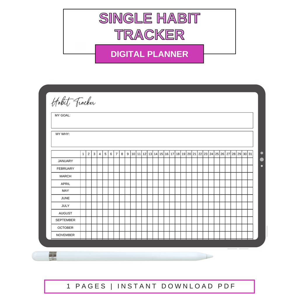 Digital Single Habit - Habit Tracker