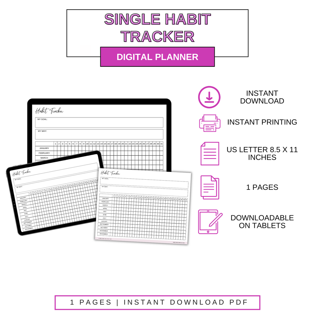 Digital Single Habit - Habit Tracker