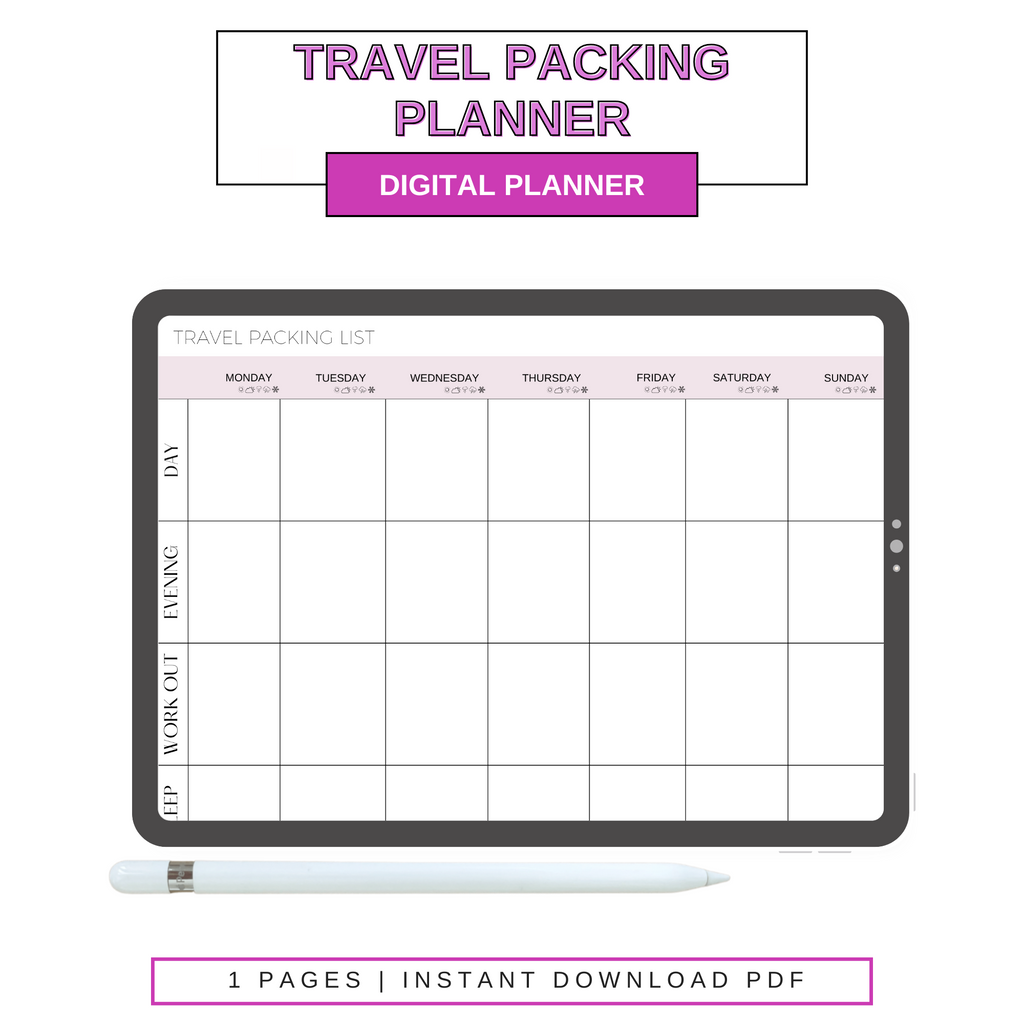 Digital Travel Outfit Planner