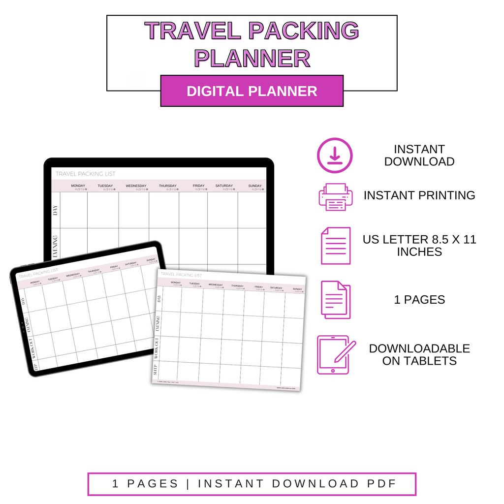 Digital Travel Outfit Planner