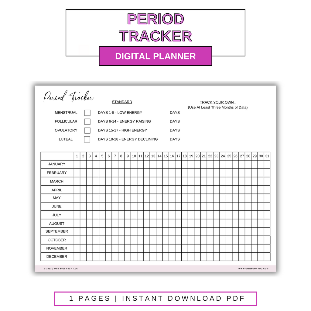 Digital Period Tracker