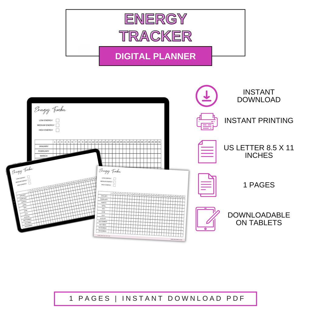 Digital Personal Energy Level Tracker