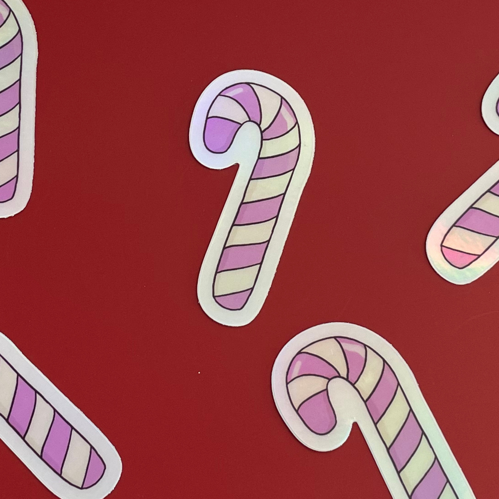 Candy Cane Sticker