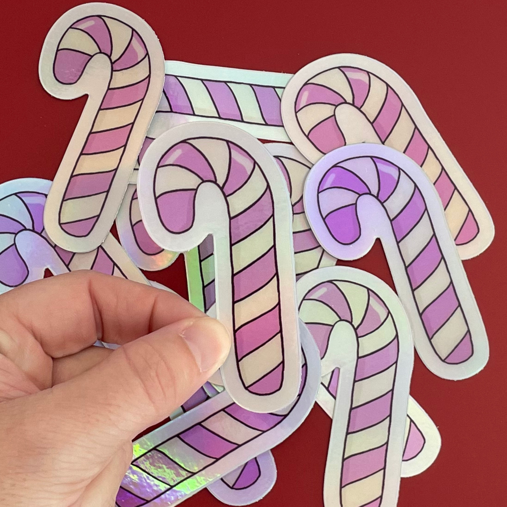 Candy Cane Sticker