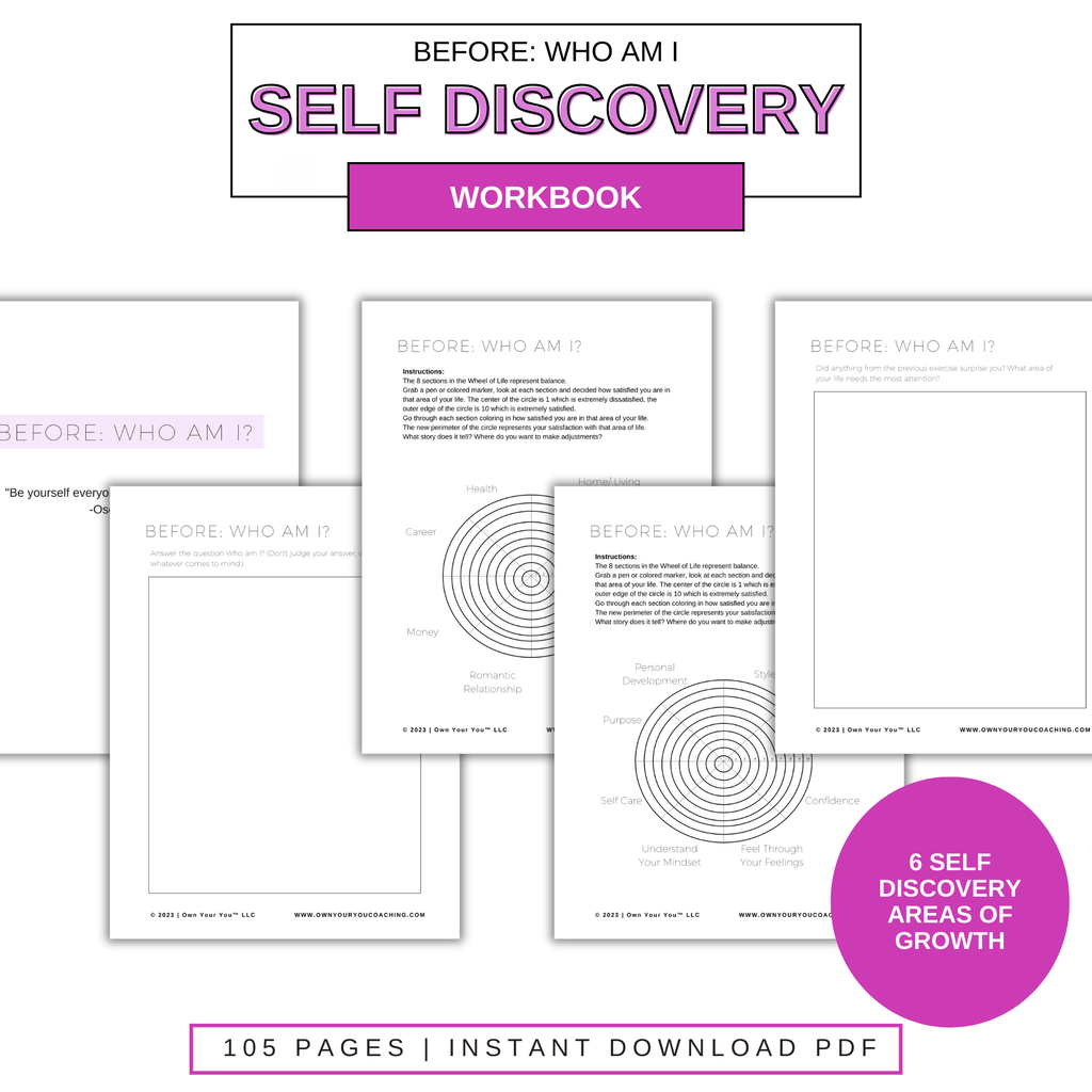 Digital Re-Discover Your Authentic Self Workbook