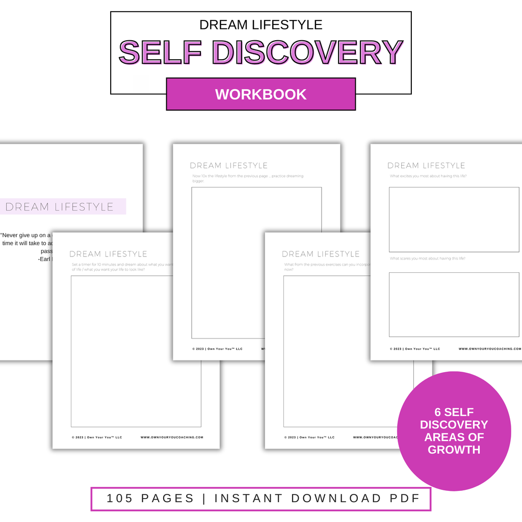 Digital Re-Discover Your Authentic Self Workbook