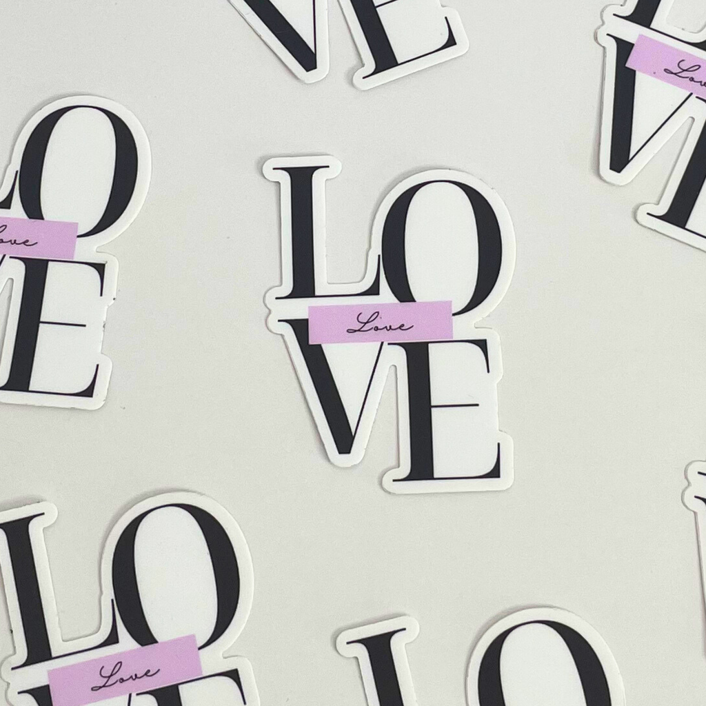 Elegant Love Sticker