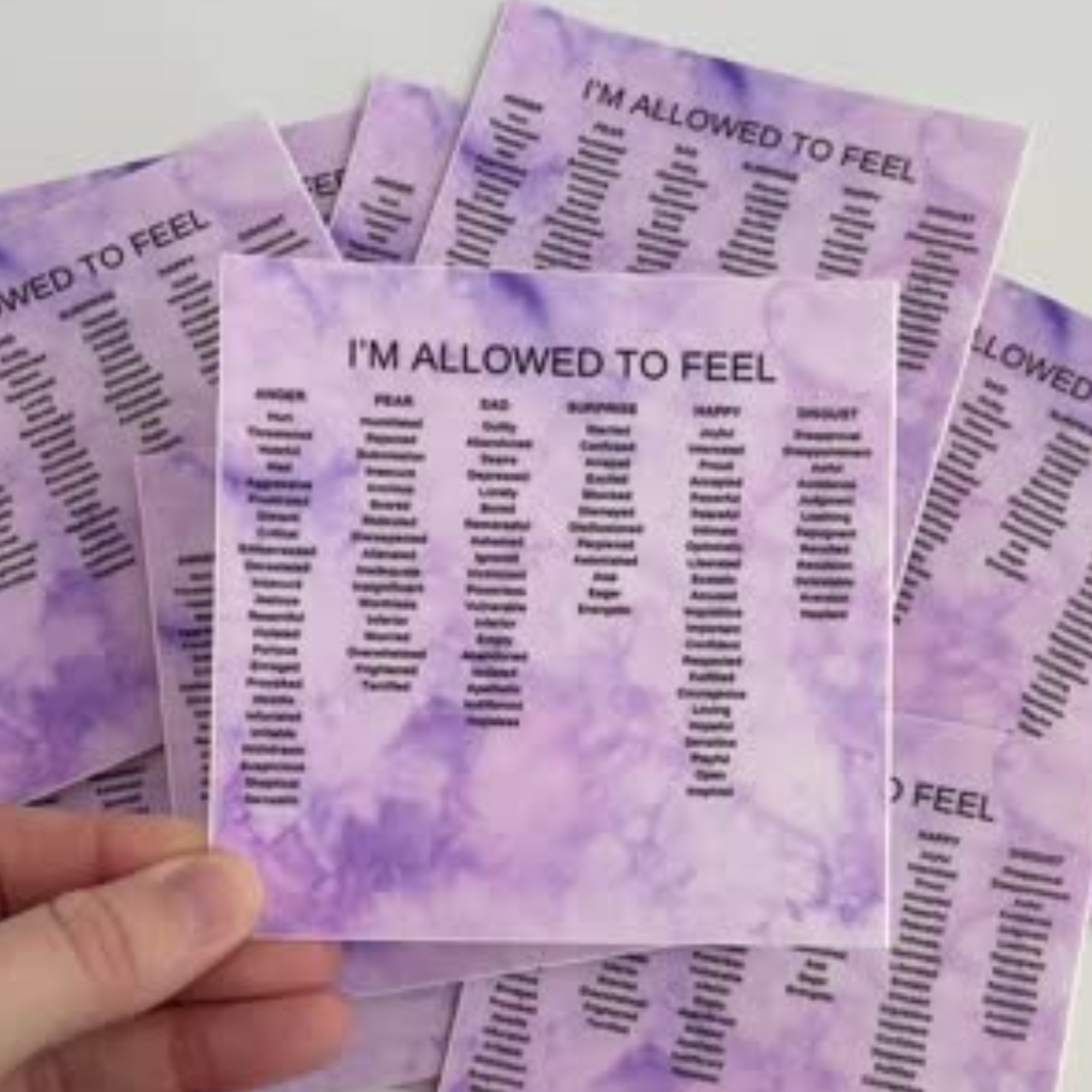 Feelings Chart Sticker