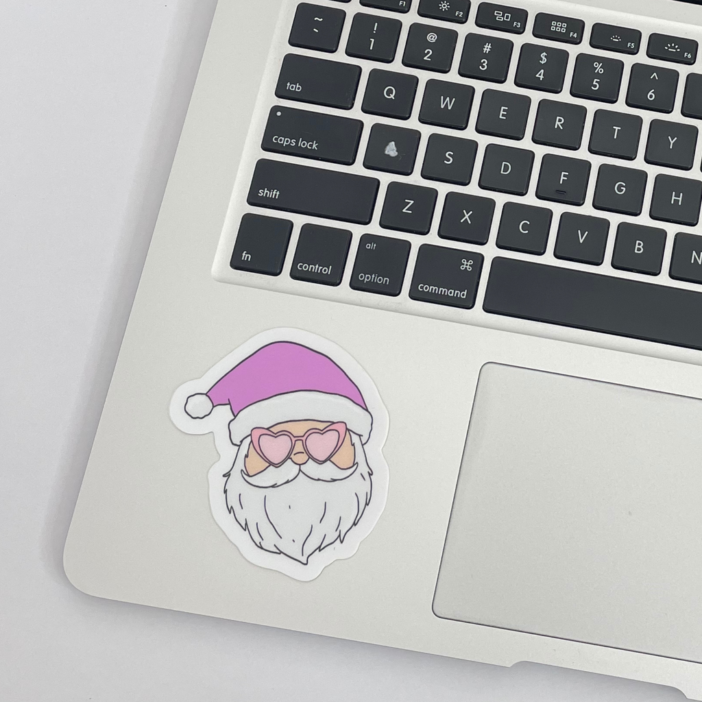 Chic Santa Sticker