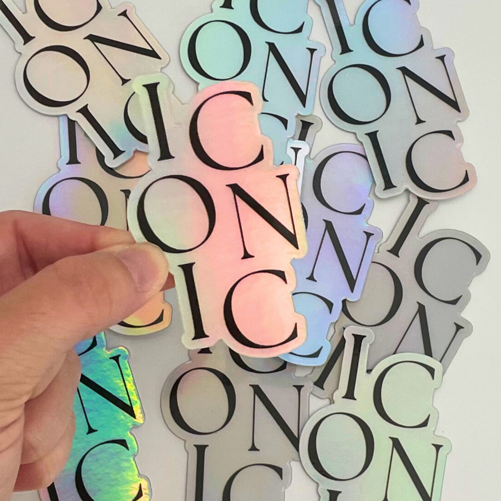 Iconic Holographic Sticker