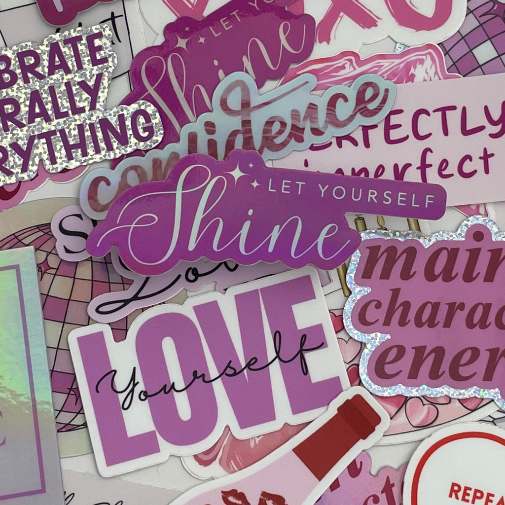 Let Yourself Shine Holographic Sticker