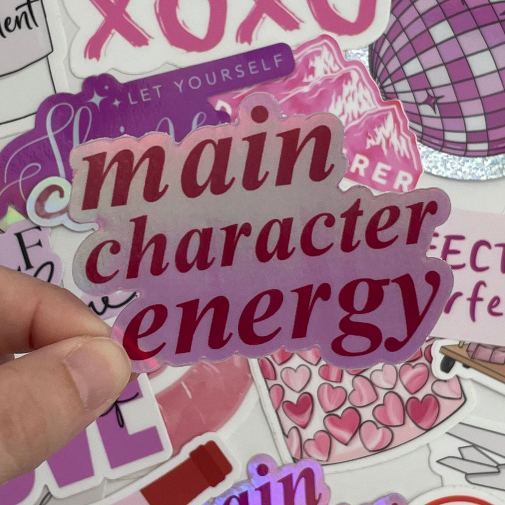 Main Character Energy Sticker