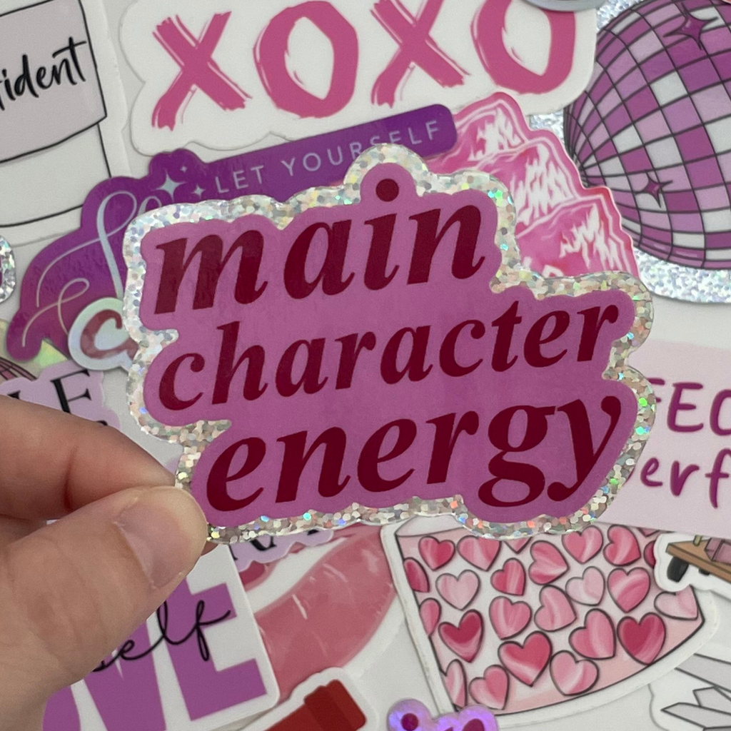 Main Character Energy Sticker