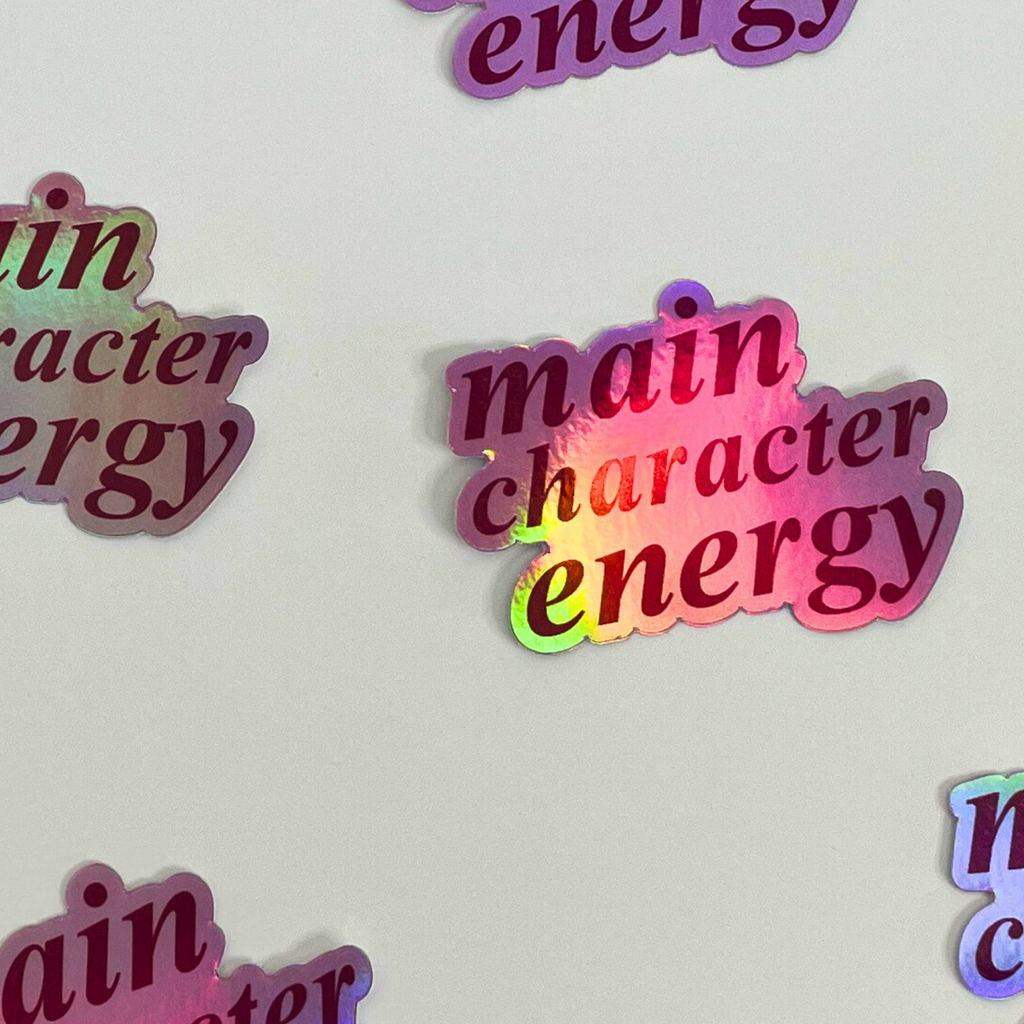 Main Character Energy Sticker